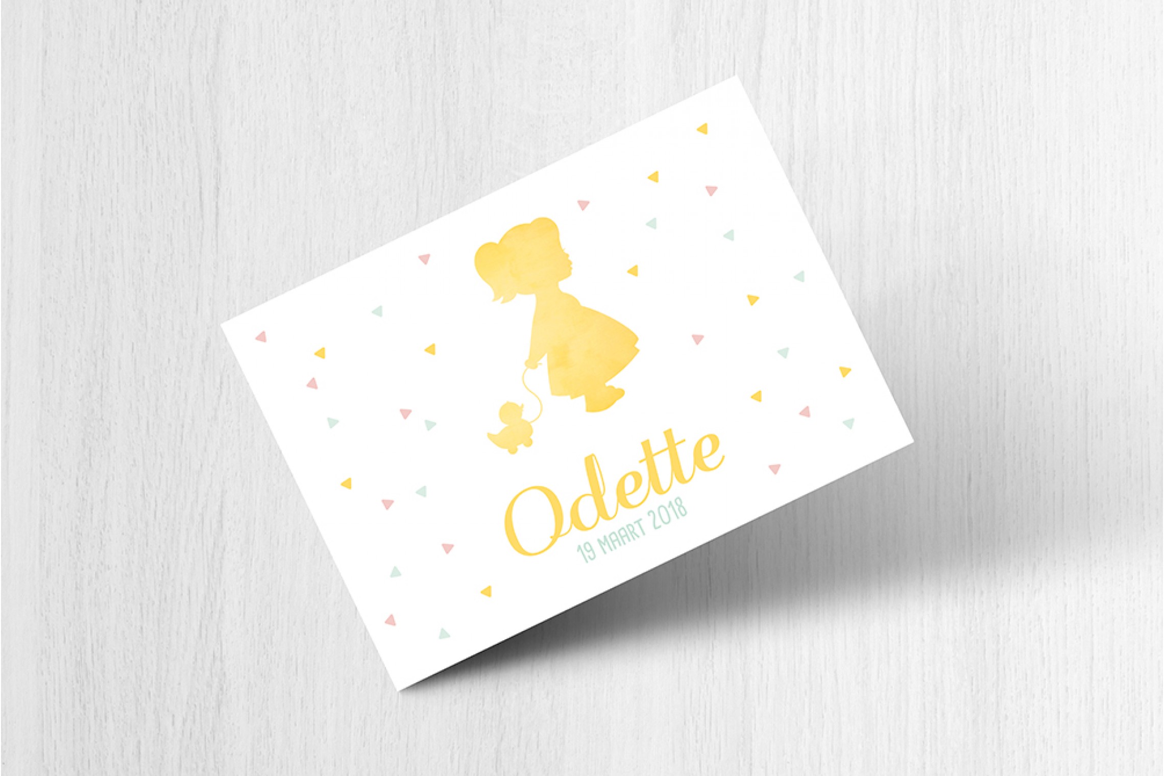 Meisje met eendje